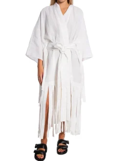 A PERFECT NOMAD KIMONO DANCE WHITE