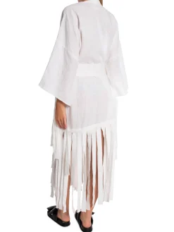A PERFECT NOMAD KIMONO DANCE WHITE