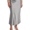 AHLVAR GALLERY SKIRT HANA SATIN SILVER