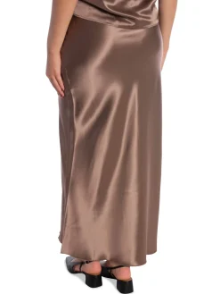 AHLVAR GALLERY SKIRT HANA LONG LOGO SAND