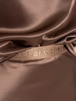 AHLVAR GALLERY SKIRT HANA LONG LOGO SAND