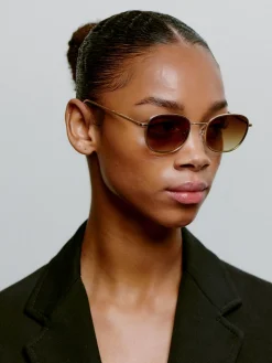 A.KJÆRBEDE SUNGLASSES HELLO MATTE GOLD