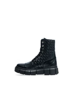 ALOHAS BOOTS CAN CAN BRAIDED BLACK