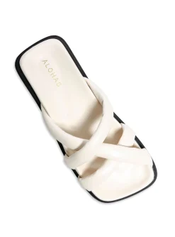ALOHAS SANDAL SLIP-ON CROSS IVORY