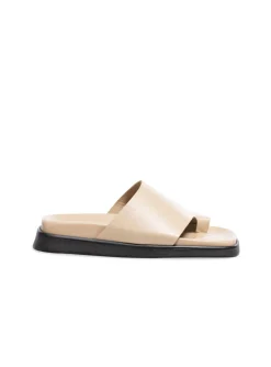 ALOHAS SANDAL TOE RING FLOP STONE BEIGE