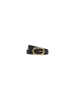 ANINE BING BELT MINI SIGNA TURE LINK BLACK