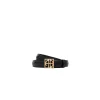 ANINE BING BELT MONOGRAM BLACK