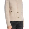 ANINE BING CARDIGAN BOBBIE LIGHT OAT