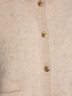 ANINE BING CARDIGAN BOBBIE LIGHT OAT