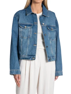 ANINE BING JACKET RHY ALTO WASHED BLUE