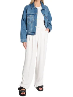 ANINE BING JACKET RHY ALTO WASHED BLUE