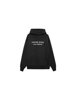 ANINE BING SWEATER ALTO HOODIE BLACK
