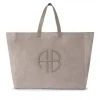 ANINE BING TOTEBAG RIO TAUPE SUEDE