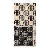 ANINE BING TOWEL BAHIA BEIGE MONOGRAM