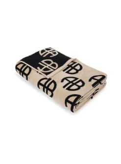 ANINE BING TOWEL BAHIA BEIGE MONOGRAM
