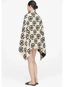 ANINE BING TOWEL BAHIA BEIGE MONOGRAM