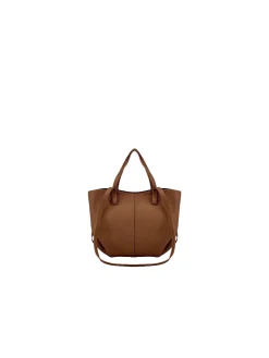 BAG LEATHER MARRON
