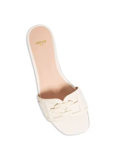 BALLY SANDAL PEONI FLAT CALF BONE