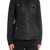 BARBOUR JACKET RUBINS QUILTED SWEAT BLACK