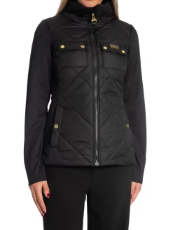 BARBOUR JACKET RUBINS QUILTED SWEAT BLACK