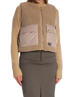 BARBOUR VEST B.INTL NYBERG FLEECE LINER HAWFINCH