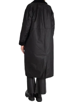 BRIXTOL TEXTILES COAT JOAN JETT PADDED BLACK