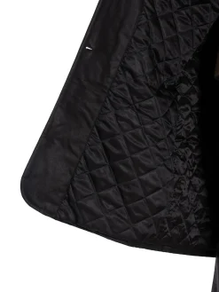 BRIXTOL TEXTILES COAT JOAN JETT PADDED BLACK