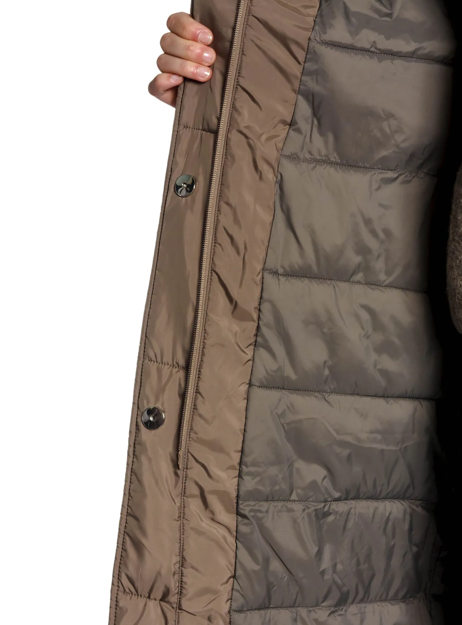 BRIXTOL TEXTILES JACKET ANA TAUPE