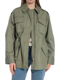 BRIXTOL TEXTILES JACKET JANE LIGHT OLIVE