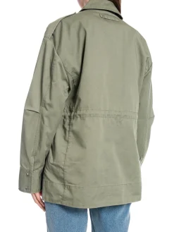 BRIXTOL TEXTILES JACKET JANE LIGHT OLIVE