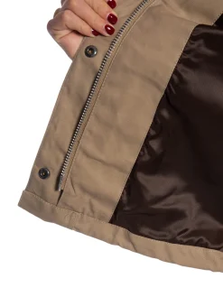 BRIXTOL TEXTILES JACKET SISSEL WAX TAUPE