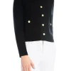 BUSNEL CARDIGAN ESTELLE SOLID BLACK