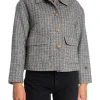 BUSNEL JACKET BECKY DOGTOOTH GREY MELANGE