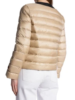 BUSNEL JACKET IDA CONTRAST LIGHT BEIGE BLACK