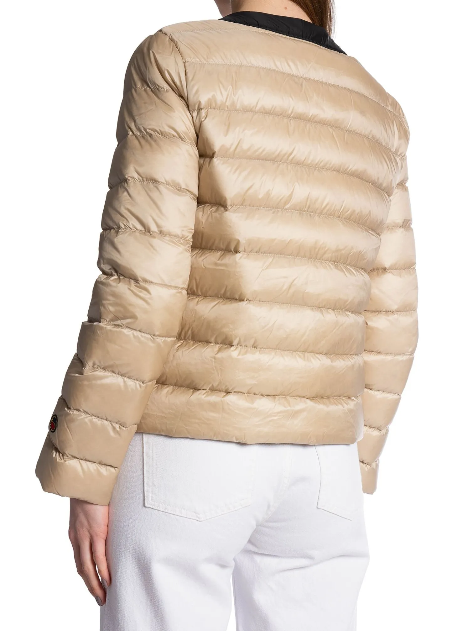 BUSNEL JACKET IDA CONTRAST LIGHT BEIGE BLACK