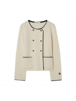 BUSNEL JACKET MARITA ECRU/MARINE