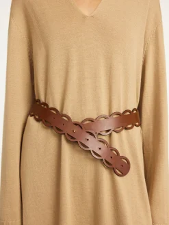 BY MALENE BIRGER BELT OUMA DARK TAN