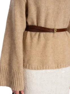 BY MALENE BIRGER BELT OUMA DARK BROWN