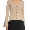 BY MALENE BIRGER CARDIGAN CIRANE TWILL BEIGE