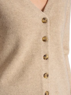 BY MALENE BIRGER CARDIGAN CIRANE TWILL BEIGE