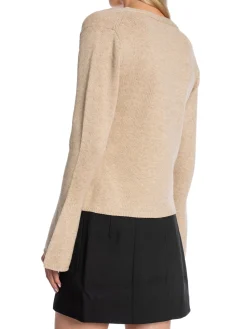 BY MALENE BIRGER CARDIGAN CIRANE TWILL BEIGE
