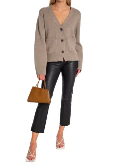 BY MALENE BIRGER LEATHER PANTS FLORENTINA BLACK