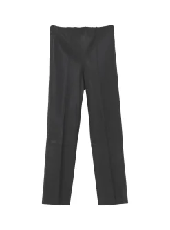 BY MALENE BIRGER LEATHER PANTS FLORENTINA BLACK