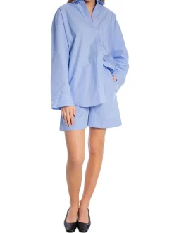 BY MALENE BIRGER SHORTS IFEION BLUE IRIS STRIPE SMALL