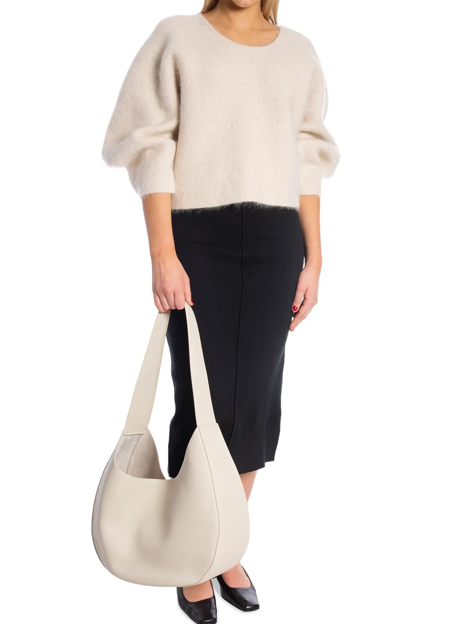 BY MALENE BIRGER SWEATER MILEA OYSTER GRAY