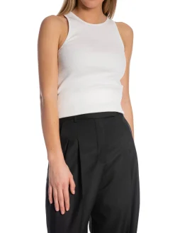 BY MALENE BIRGER TANK TOP AMANI SOFT WHITE