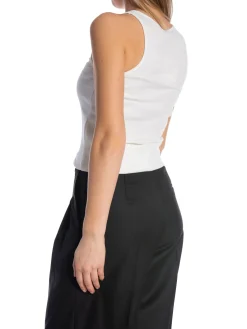 BY MALENE BIRGER TANK TOP AMANI SOFT WHITE