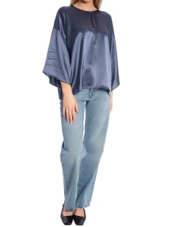 BY MALENE BIRGER TOP CICIE GRISAILLE