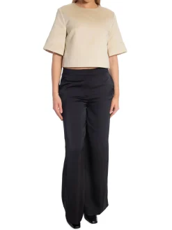 BY MALENE BIRGER TOP HANIA OYSTER GRAY