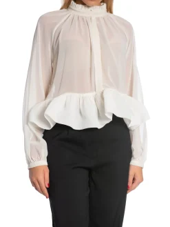 BY MALINA BLOUSE ALVA FRILL VANILLA